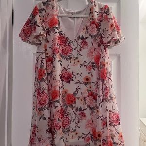 Show Me Your MuMu Floral Mini Dress Small